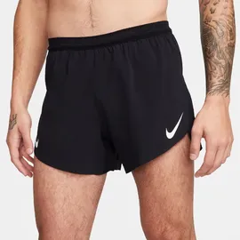 Nike AeroSwift 4in split shorts schwarz M