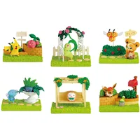 Reement Pokemon Garden ~ Nachmittag eines undichten Tages ~ Box Produkt, 6 Arten, ca. H 2,8 x B 5,5 x T 6,6 cm (70 x 140 x 65 mm), PVC