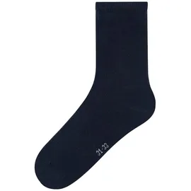 NAME IT NKNSOCK 7P SOLID NOOS Socken 7er Pack Blau/Schwarz 28-30