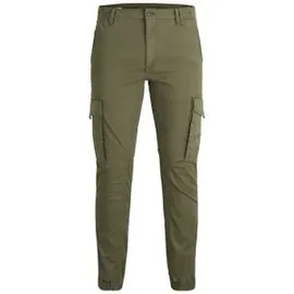 JACK & JONES Paul Flake Akm 542 Hosen Olive Night 27 32