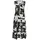 VIVANCE Maxikleid Schwarz/Creme bedruckt 36