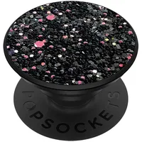 PopSockets POPGRIP PREMIUM SPARKLE BLACK Handyhalterung, Mehrfarbig