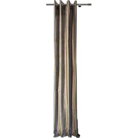 MYDECO Ösenschal Dot Taupe 300 cm x 135 cm
