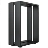 GGM Möbel Bartisch Kufen 68 x 105 cm Schwarz