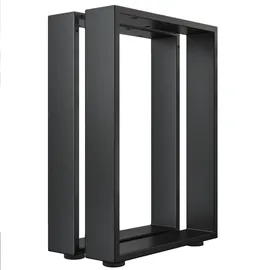 GGM Möbel Bartisch Kufen 68 x 105 cm Schwarz