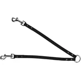 Kerbl Koppel schwarz 12mm / 30cm, für Zwei Hunde