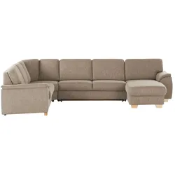smart Wohnlandschaft  Valencia ¦ braun ¦ Maße (cm): B: 341 H: 90 T: 187.0