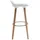 miliboo Design-Barhocker 2er-Set  Weiß