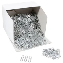 office discount Büroklammern silber glanzverzinkt, 2.000 St.