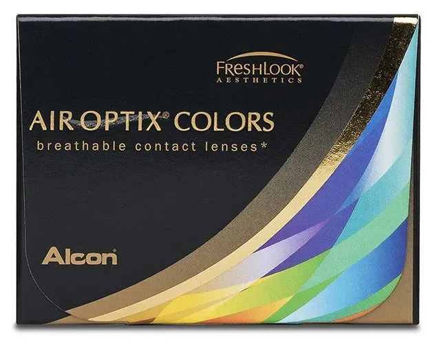 AIR OPTIX COLORS, Monatslinsen-Blau-+ 5,00