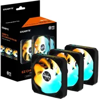 Gigabyte Lüfter, EZ CHAIN ​​​​RVS FAN 3-PACK, 3x120mm, schwarz