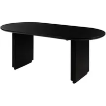 MASSIVMOEBEL24.DE BARCELONA 180 x 76 x 90 cm schwarz