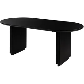 MASSIVMOEBEL24.DE BARCELONA 180 x 76 x 90 cm schwarz