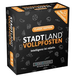 Denkriesen - STADT LAND VOLLPFOSTEN – Das Kartenspiel – Classic Edition