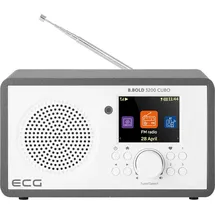 ECG B.BOLD 3200 Cubo|Internetradio| FM | BT | Weiss | - Weiß