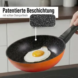 STONELINE Kochgeschirr-Set 15-tlg. 18 cm rund + 20 cm rund + 24 cm rund