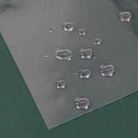Durchsichtige tischdecke abwaschbar transparent Durchsichtig Garten Wasserabweisend Glasklar Schutzdecke Klarsichtfolie Meterware (100 x 140 cm) 0,3 mm Stark -Schnittkante