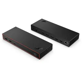 Lenovo ThinkPad USB4 Smart Dock 5500 (Fleet-Management) - 8K/60Hz, 4K/144Hz, 2x DP, 1x HDMI, 5x USB-A (10Gbps) 2x USB-C, Gbit-LAN, 100W PD 3.1, 135W Netzteil