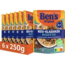 Uncle Ben's Risotto Fertiggericht Hühnchen/Pilze 6 x 220 g