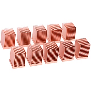 Alphacool 17426 GPU RAM Copper Heatsinks 10x10mm - 10 Stk. Luftkühlung Passivkühler