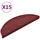 vidaXL Stufenmatte 56 x 17 cm Rot