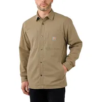 CARHARTT FLEECE LINED SNAP FRONT SHIRT JACKET 105532 -