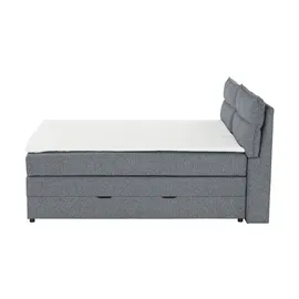 Möbel Kraft Boxspringbett 193 x 109 cm Blau