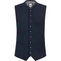 Stockerpoint Trachtenweste "Devito", Knopfleiste, Paspeltaschen, für Herren, BLAU, 54