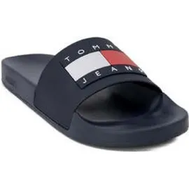 Tommy Hilfiger Pool Slide Essential Blau 40
