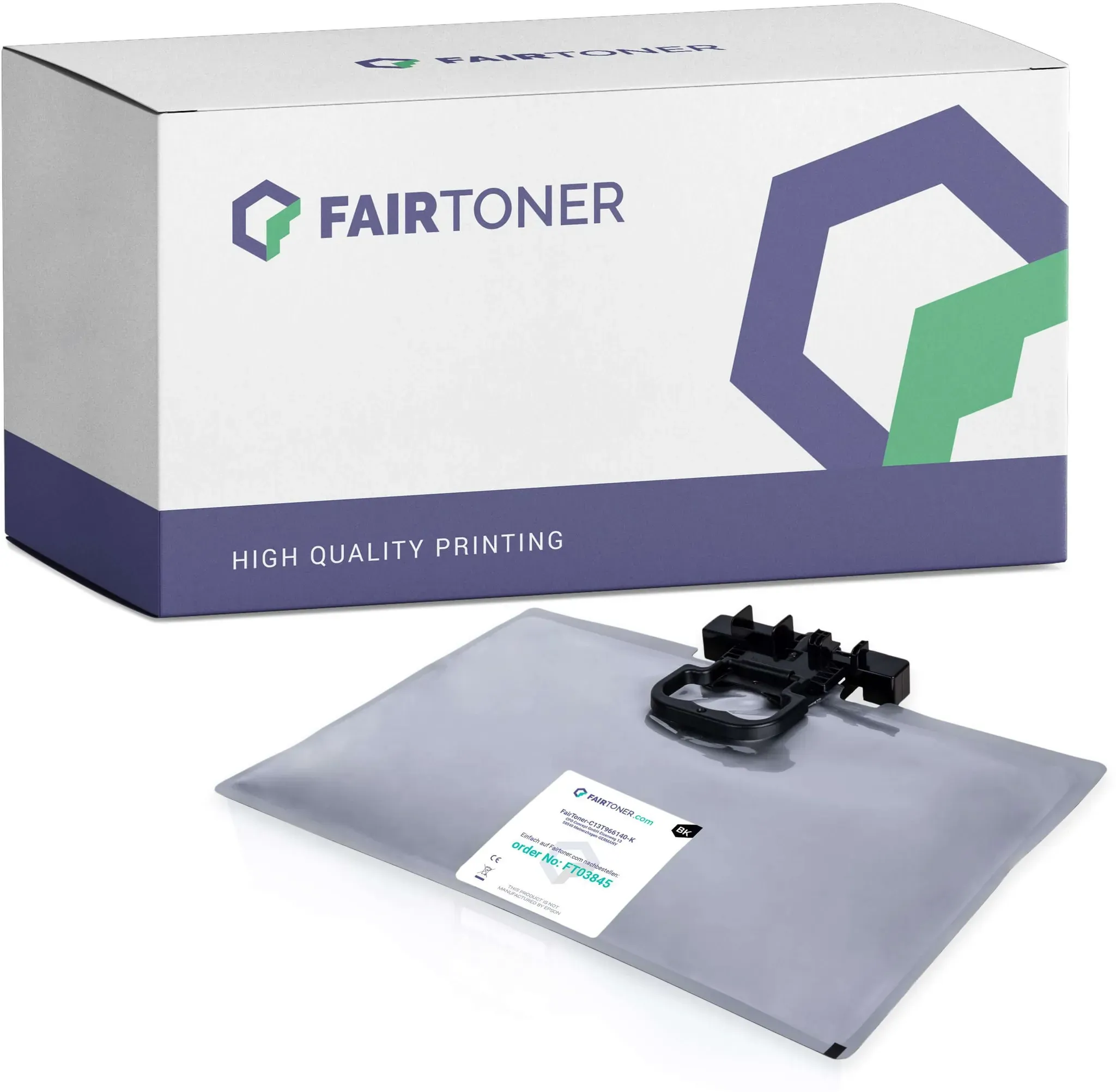 Kompatibel für Epson Workforce Pro WF-M 5799 RDTWF BAM (C13T966140 / T9661) Druckerpatrone Schwarz