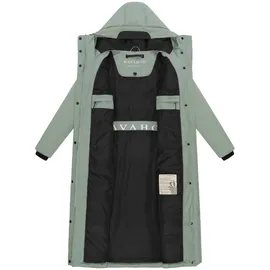Navahoo Mantel Wolkenfrost XIV mint / schwarz L