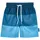 Playshoes Jungen Badehose Boardshorts, Blau Color Block, 86-92
