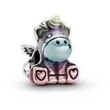 Pandora 799353C01 Silber Charm Bunter Regenbogen Bruno das Einhorn