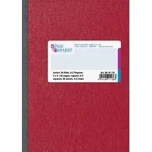 KÖNIG & EBHARDT Notizbuch A6 kariert rot