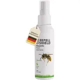 RepellShield® Natürliches Wespenspray mit Geraniol -100ml - Präzise Vertreibung durch Insektenspray als Wespen Abwehr - Zitrusduft