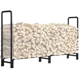 unho Kaminholzregal Brennholzregal Feuerholzregal Outdoor Kaminholzunterstand, 232.7x34.8x117.8cm