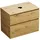 Burgbad Lin20 Waschtischunterschrank inklusive Konsolenplatte, 2 Auszüge, 802x487x661mm, WWYI080F5353, Farbe: Eiche Dekor Urban
