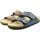 ROHDE Alba für Damen Frauen Sandale Pantolette Zweiriemer Hausschuhe 5631 braun, Schuhgröße:43 EU