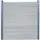 Tetzner & Jentzsch WPC-Steckzaun-Set 179 x 180 cm Silber