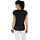 Seidel Moden T-Shirt SEIDEL MODEN, Damen, Gr. 38, schwarz, Jersey, Obermaterial: 96% Viskose, 4% Elasthan, unifarben, figurumspielend hüftlang, Rundhals, abgesteppte Kante, Shirts T-Shirt, mit Kappenärmel, MADE IN GERMANY