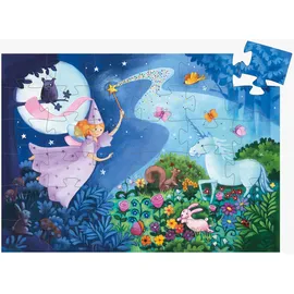 Djeco Formenpuzzle Fee und Einhorn 36 Teile