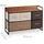 Relaxdays Schubladenschrank 58 x 87,5 x 31,5 cm Braun