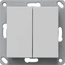 Gira 2422015 EnOcean Funk Wandsender 2f System 55 Grau m