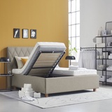 Schlaraffia Polsterbett »Marylin«, mit viel Stauraum, beige