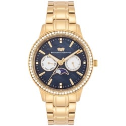 Rhodenwald & Söhne Multifunktionen Amidala Gelbgold Edelstahl in 38,0 mm Damen 
