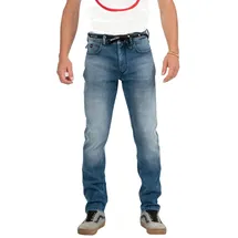 Riding Culture Tapered Slim Light Blue Jeans, blau,