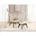 s-style möbel Lounge-Sessel Lenari Cord 71 x 96 x 86 cm Beige mit Hocker