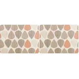 Premier Housewares Orange Leaf Tischsets, 4er Set, Kork (Packung mit 2)