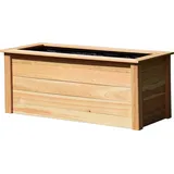 Dobar Hochbeet 150 60 65 cm Holz, Natur)