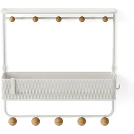Umbra Wandgarderobe Estique 32 x 31 cm Weiß